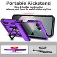 thumbnail image 3 of For Samsung Galaxy Z Flip 7 Case Heavy Duty Military Grade Protection,Camera Lens Slide Protection & 360°Rotate Magnetic Car Mount Holder Kickstand Rugged Shockproof Drop Hard Shell,Purple, 3 of 9