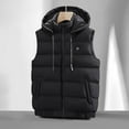 thumbnail image 6 of Winter Clearance Deals! Zpanxa Heated Vest for Men Women 9 Zones Smart Heating Vest Jacket USB Charging Smart Carbon Fiber Warm Hooded Vest Plus Size Unisex Winter Coats Black XXL, 6 of 8