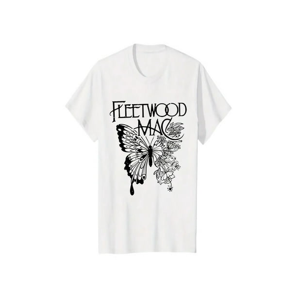 Fleetwood Shirt, Music Graphic Tee, Rock Band Shirt, Retro Music Tee, Rock Music Lover Shirt, Vintage Band Shirts Casual Comfort Cotton Fabric Fit Top