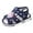 Blue, variant on PINQI Toddler Boys Girls Lightweight Non-Slip First Walking Sandals Flat Bottom Summer Open Toe Breathable Water Shoes