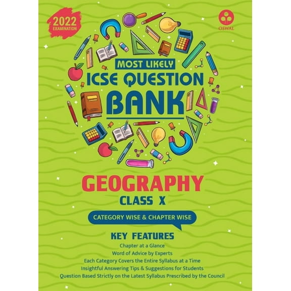 Most Likely Question Bank - Geography: ICSE Class 10 for 2022 Examination, (Paperback)