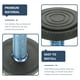 thumbnail image 5 of Niveladores de mesa de 20 pcs niveladores de muebles ajustables niveladores de silla roscada, 5 of 7