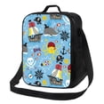 thumbnail image 1 of Balery Pirate Marine Animals Caja de Almuerzo y Bolsa de Almuerzo para Hombres y Mujeres, Bolsa de Almuerzo Reutilizable con Gran Capacidad, Bolsa de Almuerzo Aislada, 1 of 7