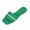 Green, variant on Slides Sandals Women Open Toe Rhinestone Single Band Flat Slides Square Toe Sparkly Crystal Slip On Slippers Casual Poolside Shoes