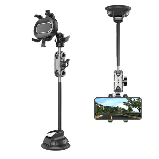 Soporte Succión para Automóvil Soporte Ajustable para Celular para Tablero Automóvil (modelo Largo)