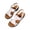 White, variant on Clearance VerPetridure Sandals For Women Casual Summer British Style Women's Shoes Flower Sandals Women's Flat Sandals Shoes