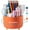 Orange, variant on Lolocor 360 Degree Rotating Pencil Holder, 5 Slots, Orange