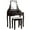 Brown, variant on Topbuy Detachable Vanity Table Set Makeup Table with Mirror &Cushioned Stool Balck