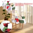 thumbnail image 3 of TQEHS Decoración navideña de alce de pie Decoración navideña de alce de pie Peluche hecho a mano ζυ ο ф C3L8, 3 of 6