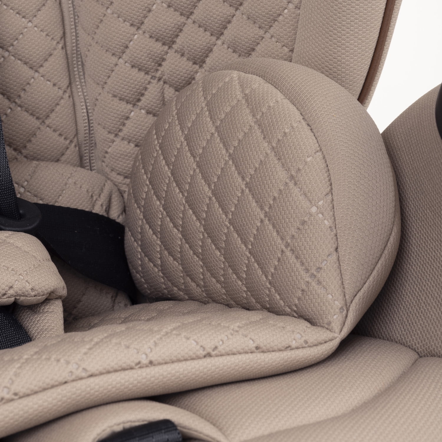 Revolve360 Extend All-in-One Rotational Car Seat with Green & Gentle Fabric (Travertine)