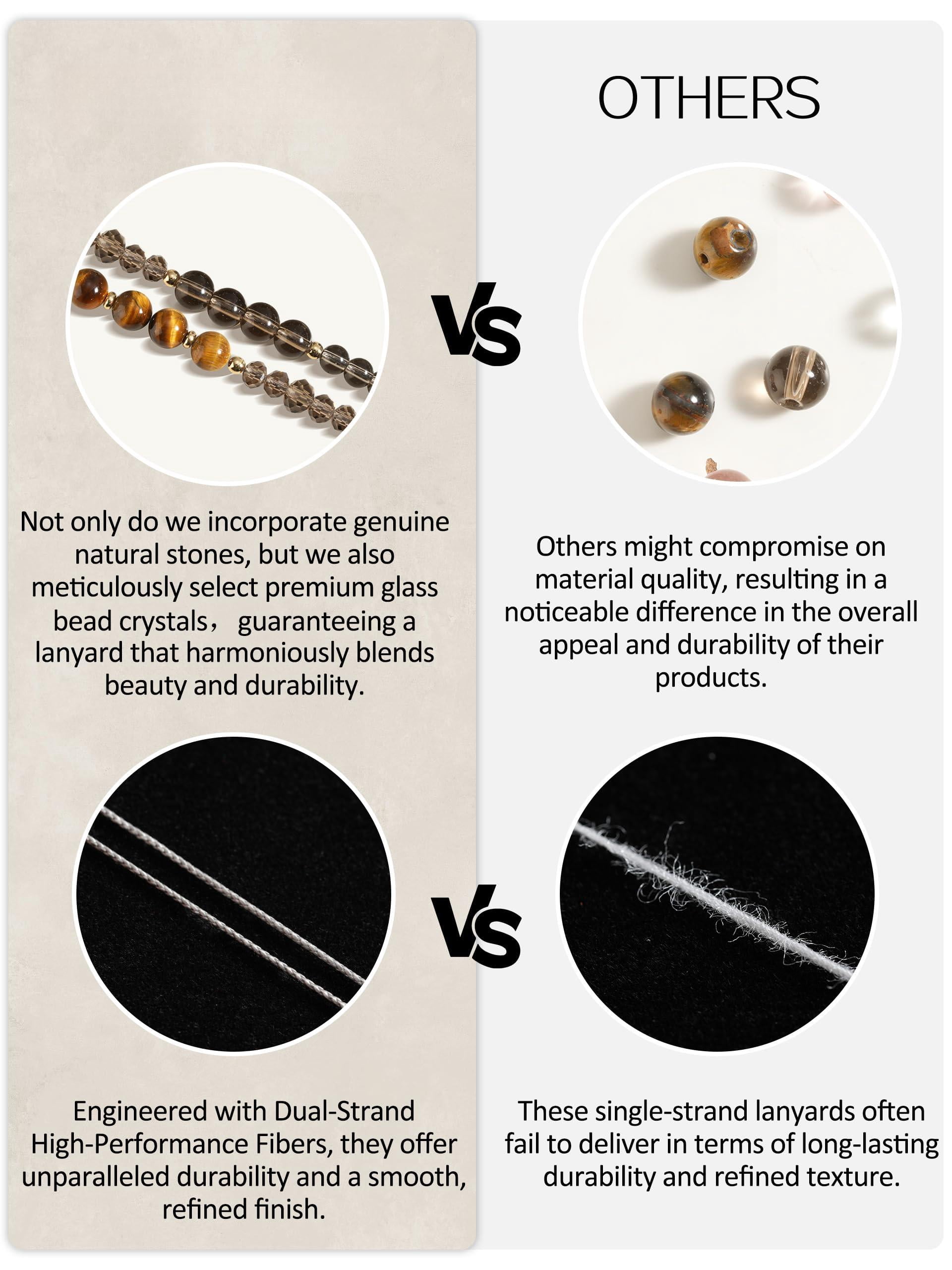 Lanyards For Id Badges And Keys Stone Beaded Teacher Lanyard Women Retractable With Holder Cute Teachers(brown)