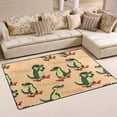 thumbnail image 2 of Skateboard Crocodile Pattern Memory Foam Area Rug 31"x20" Non Slip, Absorbent, Fade Proof for Living Room, Bedroom, Office, 2 of 7