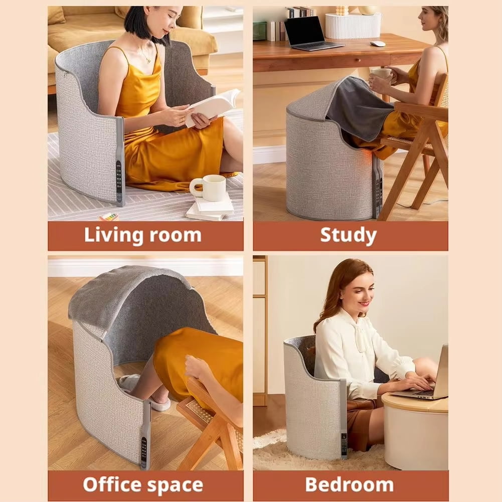 Foot Massager with Heat, Snailax Soothing Foot Warmer for Blood Circulation Gifts