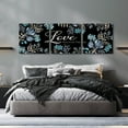 thumbnail image 6 of Epic Art 'Love Found Here' by Cindy Jacobs, Acrylic Glass Wall Art, 3 Piece Set, 72" x 24", 6 of 8