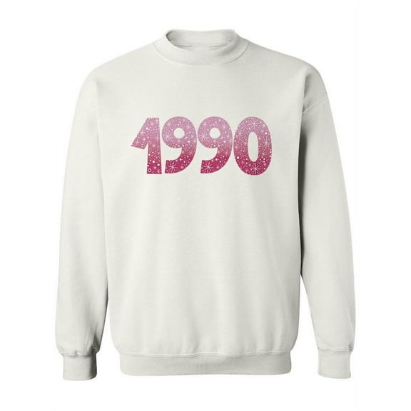 Sparkly 1990. Sweatshirt Women -Image by Shutterstock, Female Small