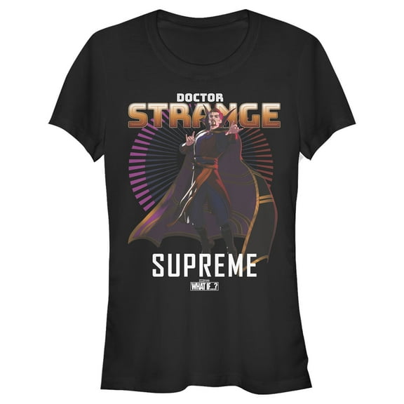 Junior's Marvel What if…? Dr. Strange Graphic Tee Black Small