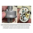 thumbnail image 5 of Interruptor de encendido para cortacésped, interruptor de encendido de 6 pines para cortacéspedes y vehículos agrícolas, tractor 532102972 /33-399, 5 of 5