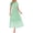 Grey Green White, variant on Summer Dresses for Women Casual V Neck Short Sleeve Flowy Wedding Guest Beach Vacation Floral Boho Maxi Dress