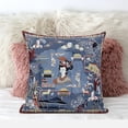 thumbnail image 3 of Wu Zetian Throw Pillow with Removable Cover in Gray Brown Yellow 20x20, 3 of 5
