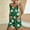 002 Green, variant on Women Summer Linen Shorts Overalls Rompers Cute Daisy Adjustable Strap Sleeveless Bib Shorts Jumpsuit with Pockets