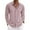 Pink, variant on Men's Long Sleeve Shirt Button Down Collar Loose Fit Cotton Linen Solid Color for Spring Fall Comfort Wear,Black,L