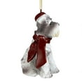 thumbnail image 5 of Design Toscano Miniature Schnauzer Holiday Dog Ornament Sculpture, 5 of 6