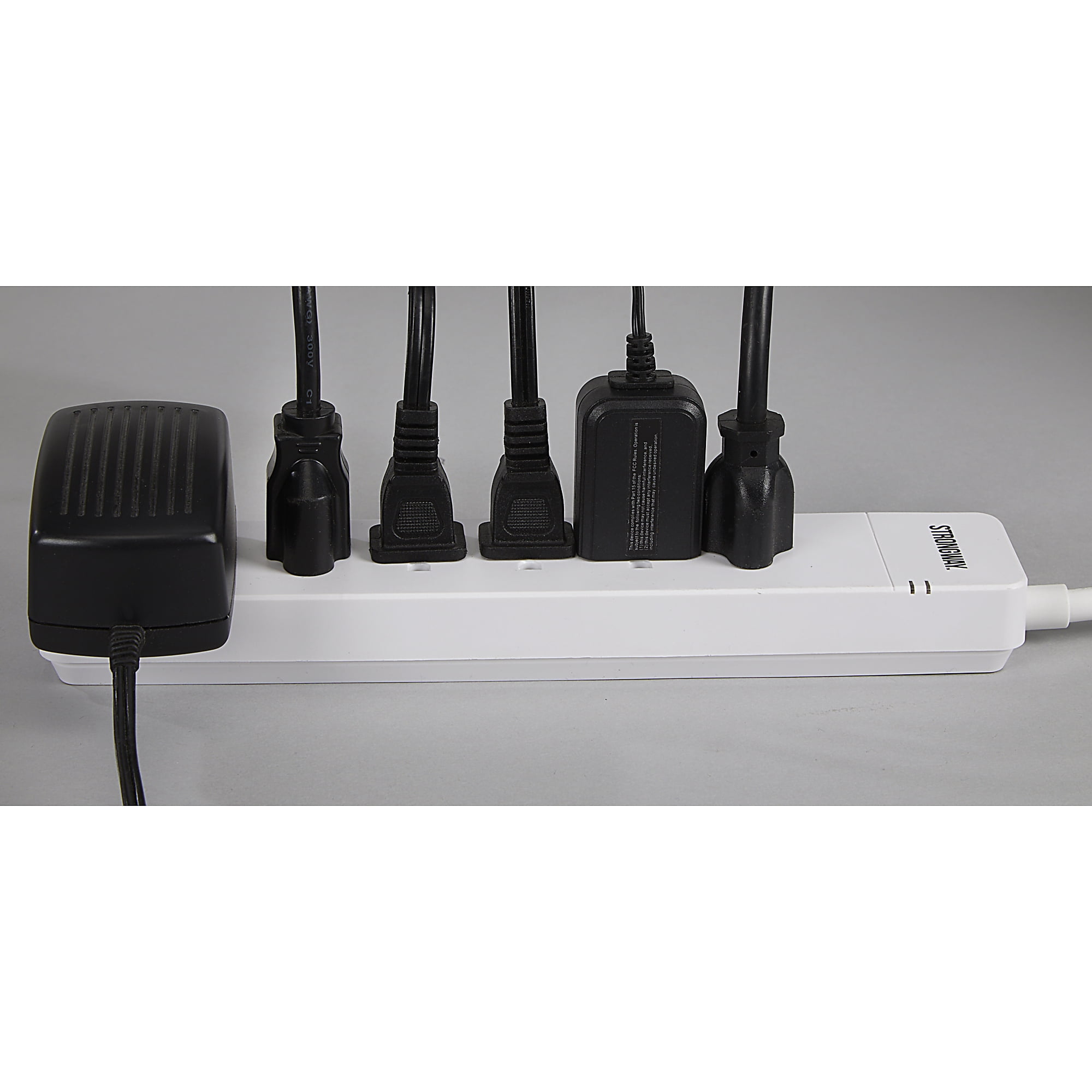 Strongway 6-Outlet Surge Protector Power Strip, 15ft.L, 14/3 Ga., 15 Amps