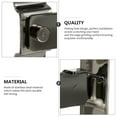 thumbnail image 2 of Shisuyan 1Set Nickel Plated Latch Lock for Business Privacy Locking Sinking Hole Design 3.14X1.18X0.67In, 2 of 9
