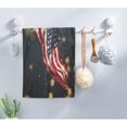 thumbnail image 3 of AOYEGO Bald Eagle American Flag Bath Towels Stars USA Flag National Kitchen Hand Towels Bathroom Decor Soft Beach Microfiber Hair Towels 15x30 Inch, 3 of 11