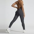 thumbnail image 2 of Women's Slim Fit Sleeveless Workout Jumpsuit - Running/Yoga, Quick Dry, S-L, 2 of 4
