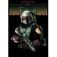 thumbnail image 2 of Men's Star Wars: The Mandalorian The Mandalorian Boba Fett Armored Up  Graphic Tee Black 2X Big Tall, 2 of 3