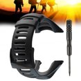 thumbnail image 1 of Watch Strap Rubber Watchband Screwdriver with replacement for Stainless Steel Clasp Kit Replacement for Suunto Ambit 1 2 3, 1 of 9
