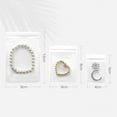 thumbnail image 5 of 10 Pieces Jewelry Bag Self Seal Plastic Zipper Bag Clear PVC Rings Earrings Packing Storage Pouch Jewelry Transparent Lock Bags for Holding Jewelries（Box not included）, 5 of 8