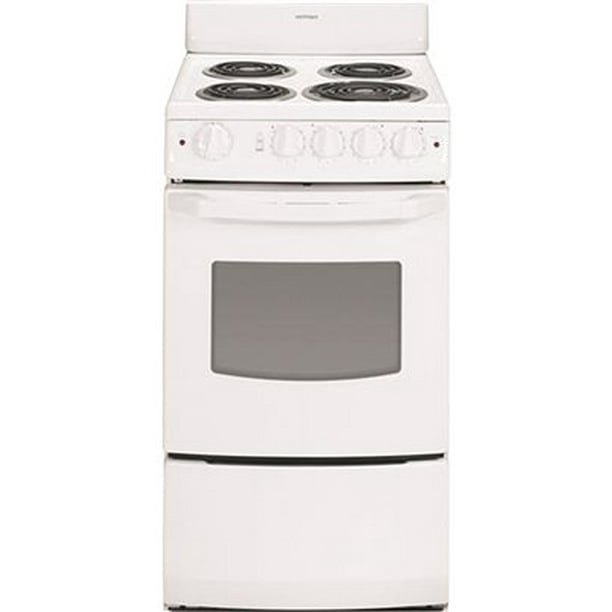 HOTPOINT® 20INCH 2.4 CU.FT. FREESTANDING ELECTRIC RANGE, WHITE