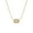 E, variant on *NEW* Ultra Mini Belt Buckle Necklace (Initial) - Gold