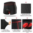 thumbnail image 6 of Men Cycling Underwear Shorts Breathable Gel Padded MTB Biking Riding Shorts, 6 of 7