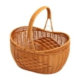 thumbnail image 3 of Cesta de mano, cesta de almacenamiento con asa, cesta tejida para sala de estar, cocina, bebé Grande, 3 of 9
