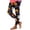 Black-B, variant on Women's Halloween Leggings Stretchy Casual Holiday Yoga Fitness Trousers Elastic Waist Print Slim Fit Pants (2XL, Orange)