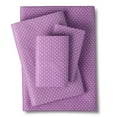 thumbnail image 4 of bed bath n more Incredibly Soft 4-Piece Pin Dot Bed Sheet Set Grey Queen, 4 of 5