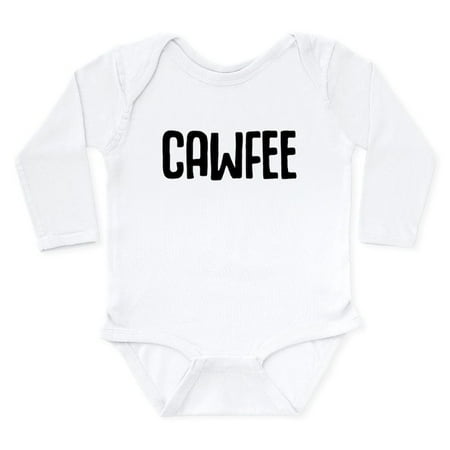 

CafePress - Cawfee - Long Sleeve Infant Bodysuit