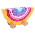 thumbnail image 4 of Bloques de construcción de madera CUTICAT coche de juguete apilable desarrollo, 4 of 8