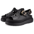 thumbnail image 3 of Modstep Women Platform Sandals Comfortable Hollow Out Flower Flatform Shoes Summer Outdoor Slip on Comfortable Walking Shoes Black 8.5, 3 of 7