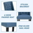thumbnail image 6 of FDW Dining Chair, Set of 2, Blue, 6 of 7