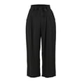 thumbnail image 1 of Pantalón George para Dama, Culotte con Cinturón Negro Puntos Blancos Talla M, 1 of 4