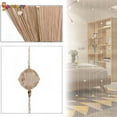 thumbnail image 2 of Spencer 39"x78" Crystal Beaded String Door Curtain Window Door Panel Room Divider Fringe Crystal Tassel Screen Home Decor "Champagne", 2 of 7