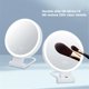 thumbnail image 3 of 10X Magnifying Makeup Mirror with Lights and Magnification,3 Colors Desktop LED Mirror and Vanity Mirror for Travel, 3 of 5