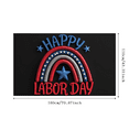 thumbnail image 3 of Colorful Design Happy Banner Patriotic Theme Labor Day Stars for Celebration Indoor Outdoor Decoration Holiday Event, 3 of 8