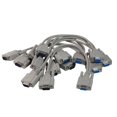 thumbnail image 1 of Your Cable Store 1 Foot 9 Pin Serial Splitter Cable Db9 2 Male / 1 Female Rs232 5 Pack, 1 of 5