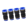 thumbnail image 3 of Quick Release Pneumatic Connectors, Straight Push Connectors 4/7in 2/5in Rubber Plastic Lightweight  For Automotive, 3 of 8