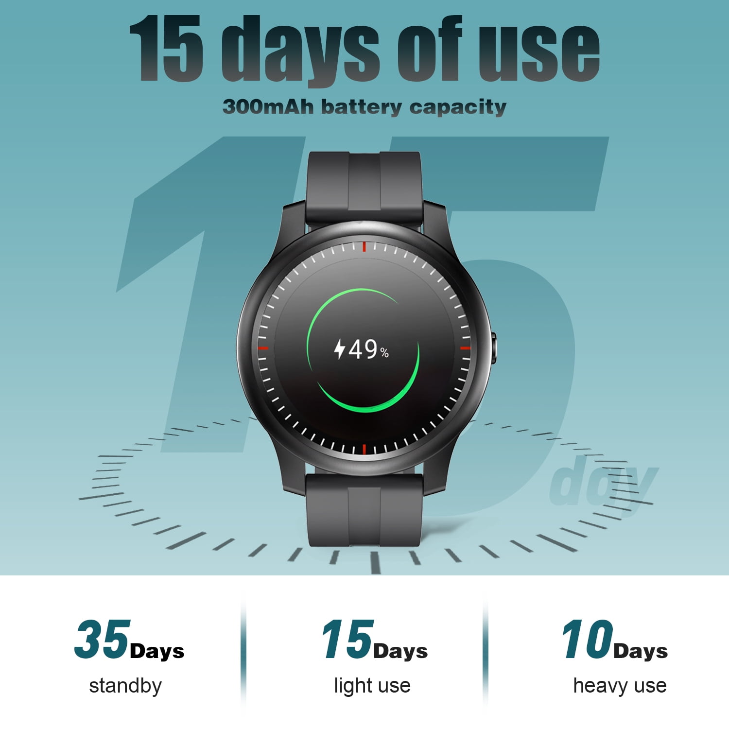 (2 pack) Link Dream Smartwatch for Android iOS Full Touch 1.28" Fitness Tracker with Heart Rate Monitor, IP67
